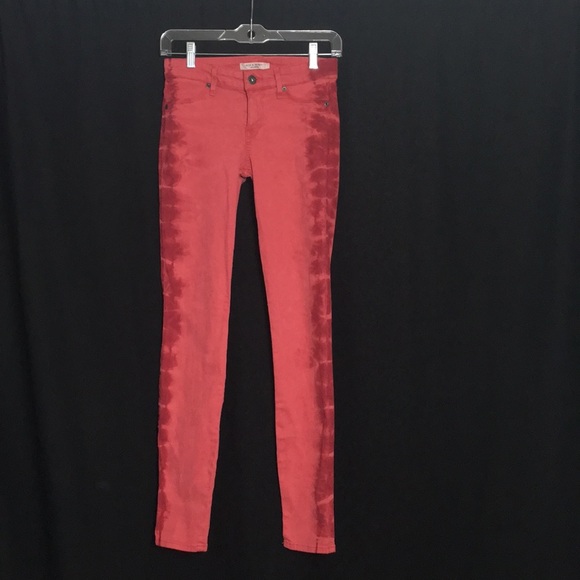 Rich & Skinny Denim - Rich & Skinny sz 26 Red Skinny Jeans